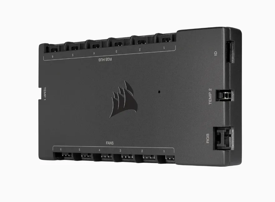 Corsair iCUE Commander Core XT | 6 channels | Black | 4-pin connector