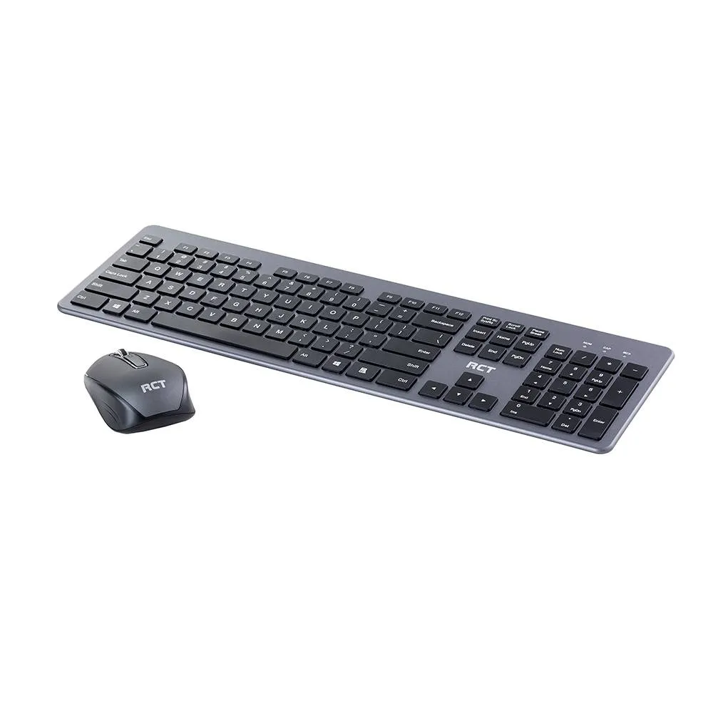 RCT K-35 Combo 2.4Ghz Wireless Mouse and Scissor Switch Keyboard Combo Set 1-Year Limited Warranty