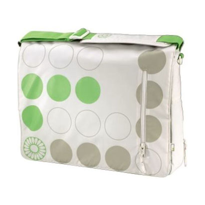 Hama 17 Inch Messenger Notebook Bag Green and