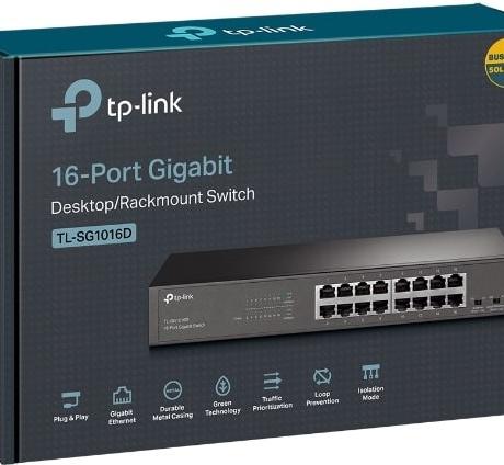 TP-Link 16-Port Gigabit Desktop Rackmount Switch