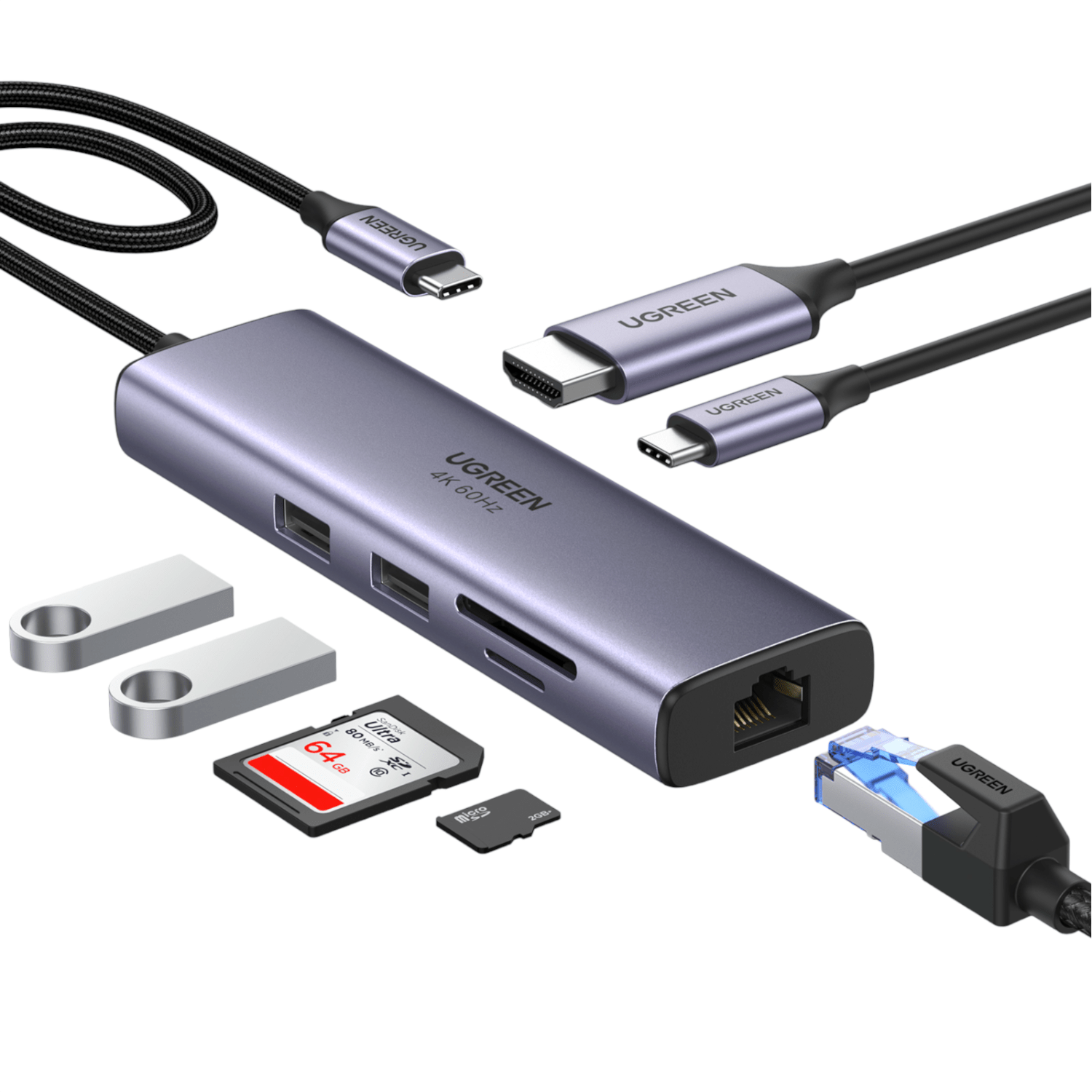 UGREEN Revodok 7-in-1 Type-C Hub - Image 4