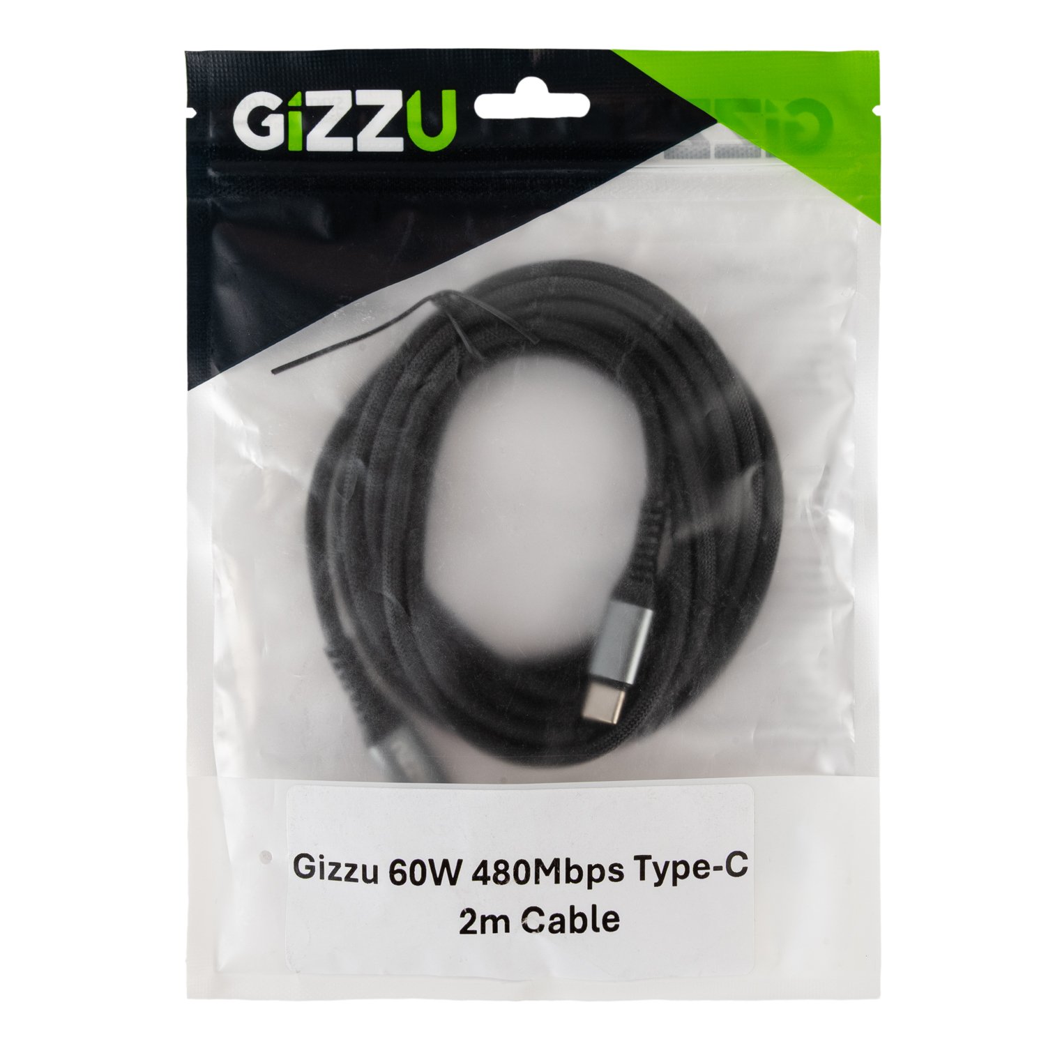 GIZZU?60W 480Mbps Type-C 2m Cable - Image 4