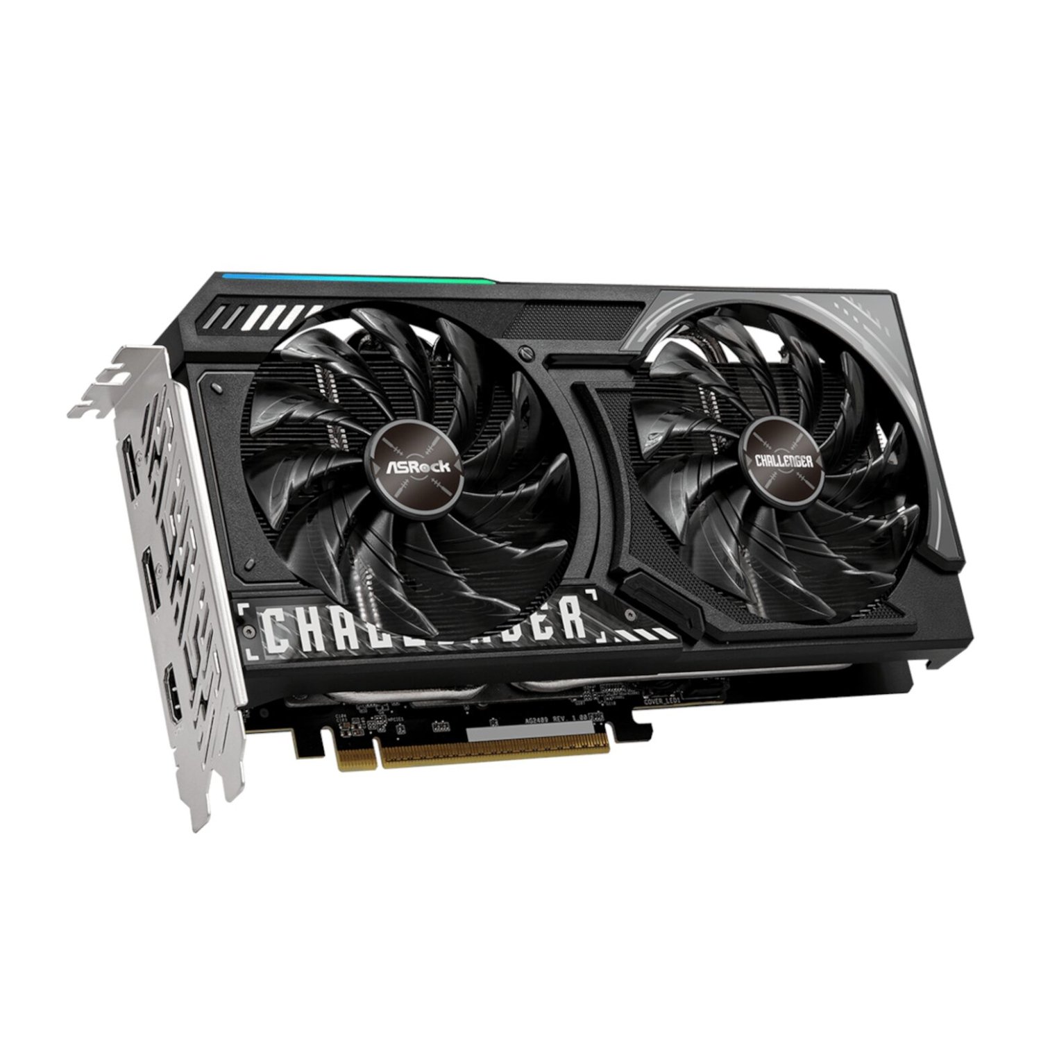 ASRock Radeon RX 9060 XT Challenger 16GB OC Graphics Card (RDNA? 4, PCIe 5.0) - Image 4