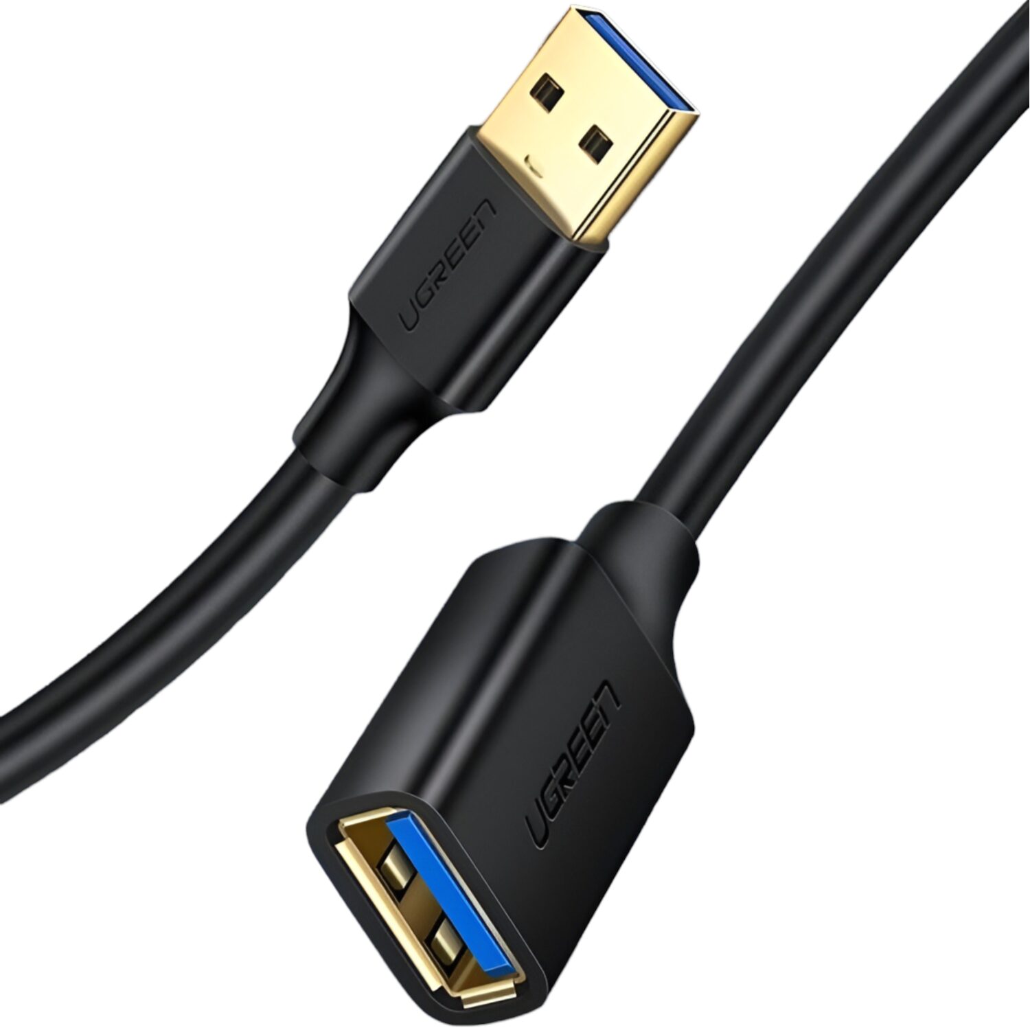 UGREEN USB 3.0 Extension Cable ? Male to Female, 5Gbps Data Transfer - 1m - Image 2