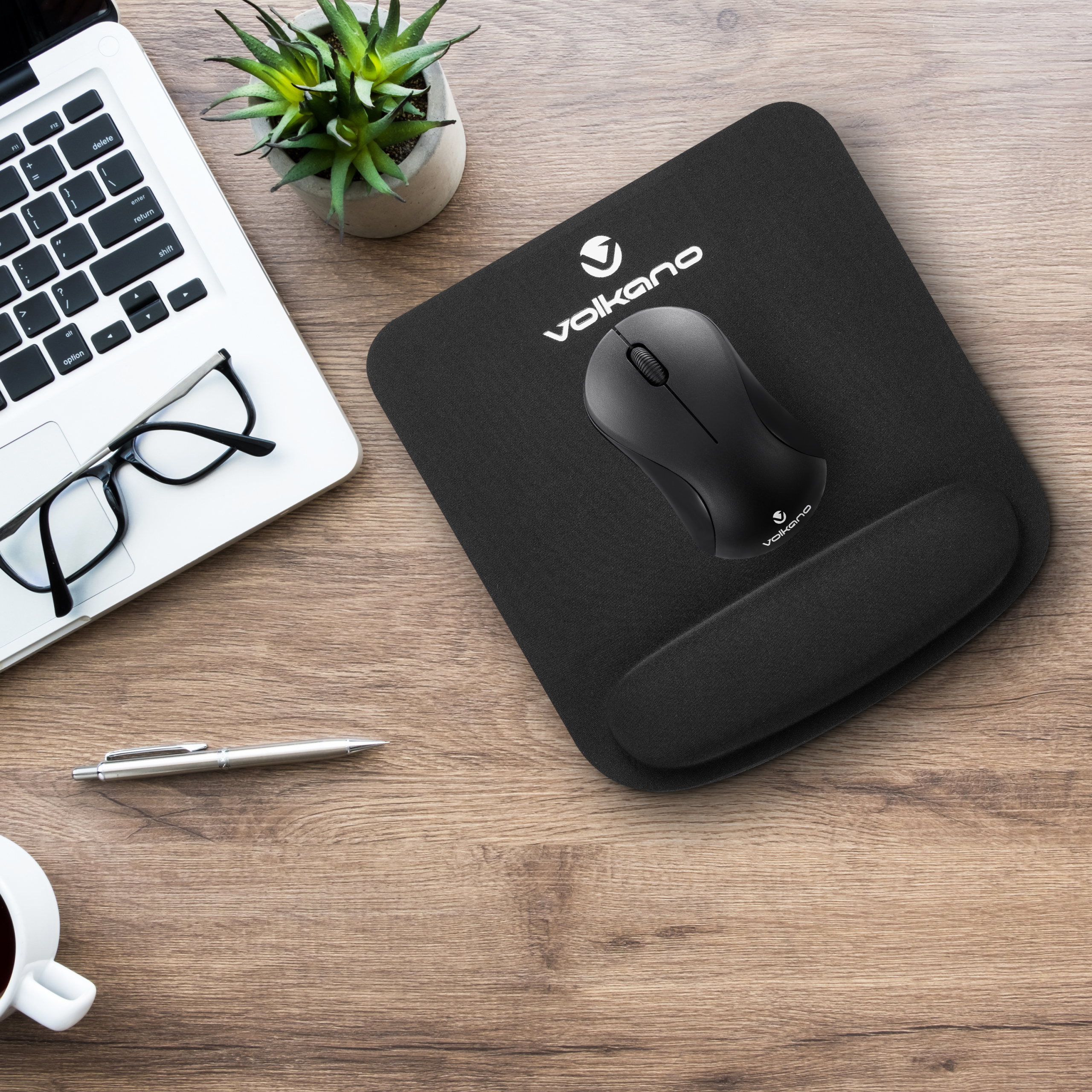 Volkano Rest Series Gel Mousepad - Black - Image 7