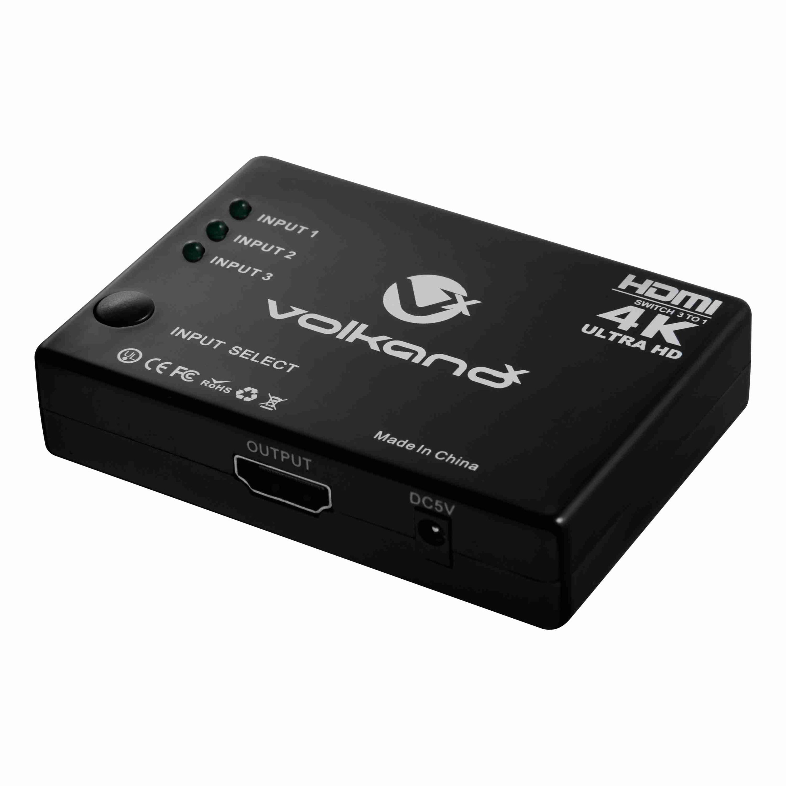 Volkanox Define Series HDMI Switch 3-way