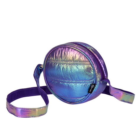 Quest Puffer Cross Body Bag - Purple