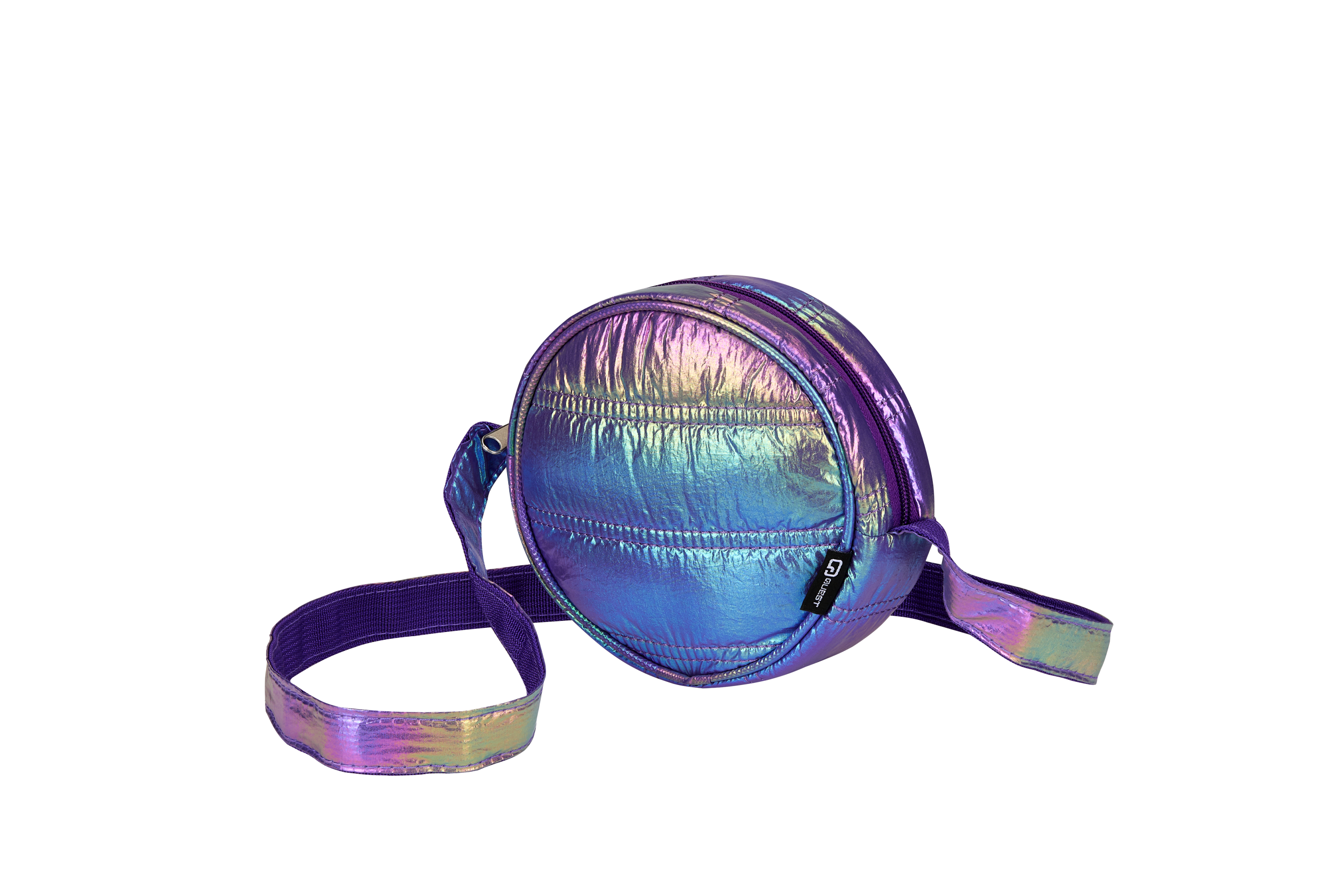 Quest Puffer Cross Body Bag - Purple