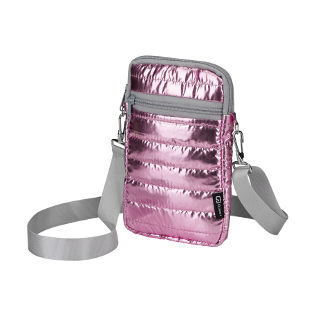 Quest Puffer Cross Body Bag - Pink