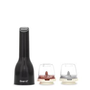 Finamill Battery-operated Grinder - Midnight Black