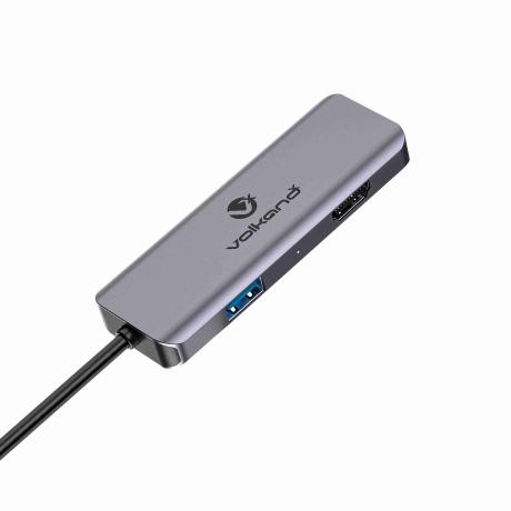 Volkanox Core Duo HDMI Type-c To Dual HDMI Adaptor