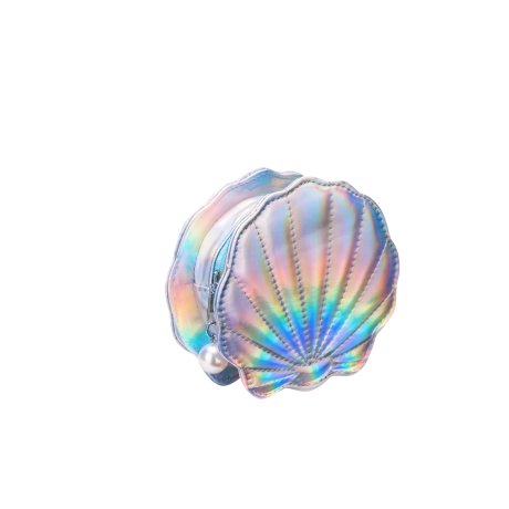 Quest Shell Coin Purse - Silver
