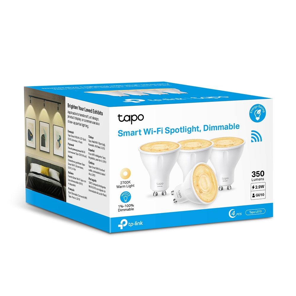 Tp-link Tapo L610 2.9 Smart Wi-fi Bulb 2.9W Warm White Dimmable GU10 - Image 2
