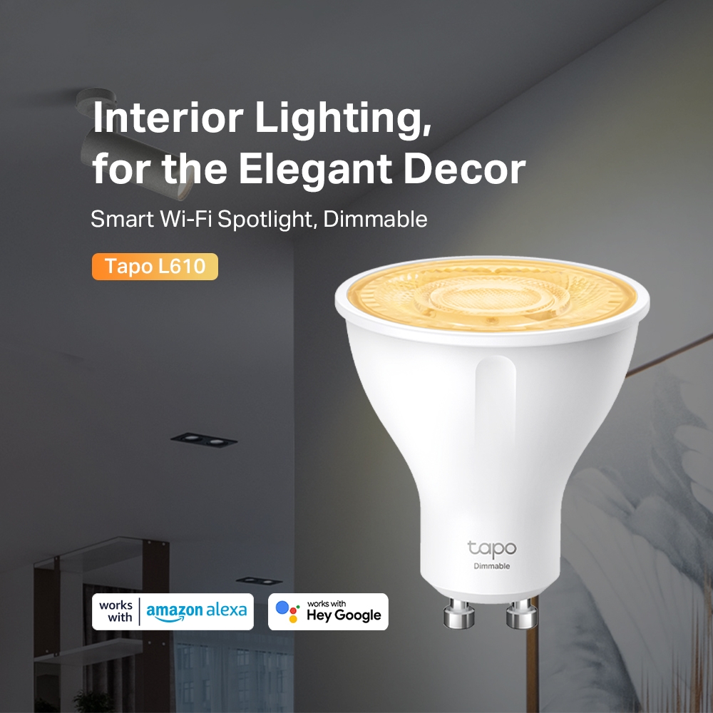 Tp-link Tapo L610 2.9 Smart Wi-fi Bulb 2.9W Warm White Dimmable GU10 - Image 3