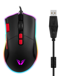 VX Gaming Morpheus Series Wired RGB Mouse With Braided Cable
