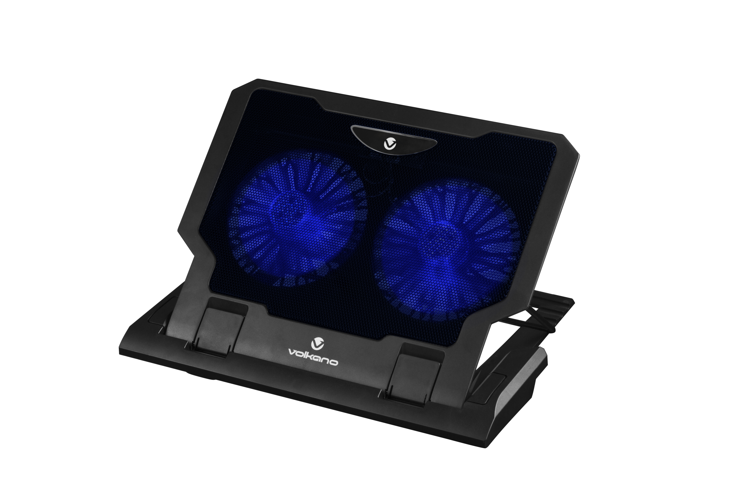 Volkano Glacier Series Upright Notebook Cooling Stand With Dual Fans