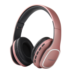 Volkano Phonic Series Bluetooth Full-size Headphones - Rose Gold