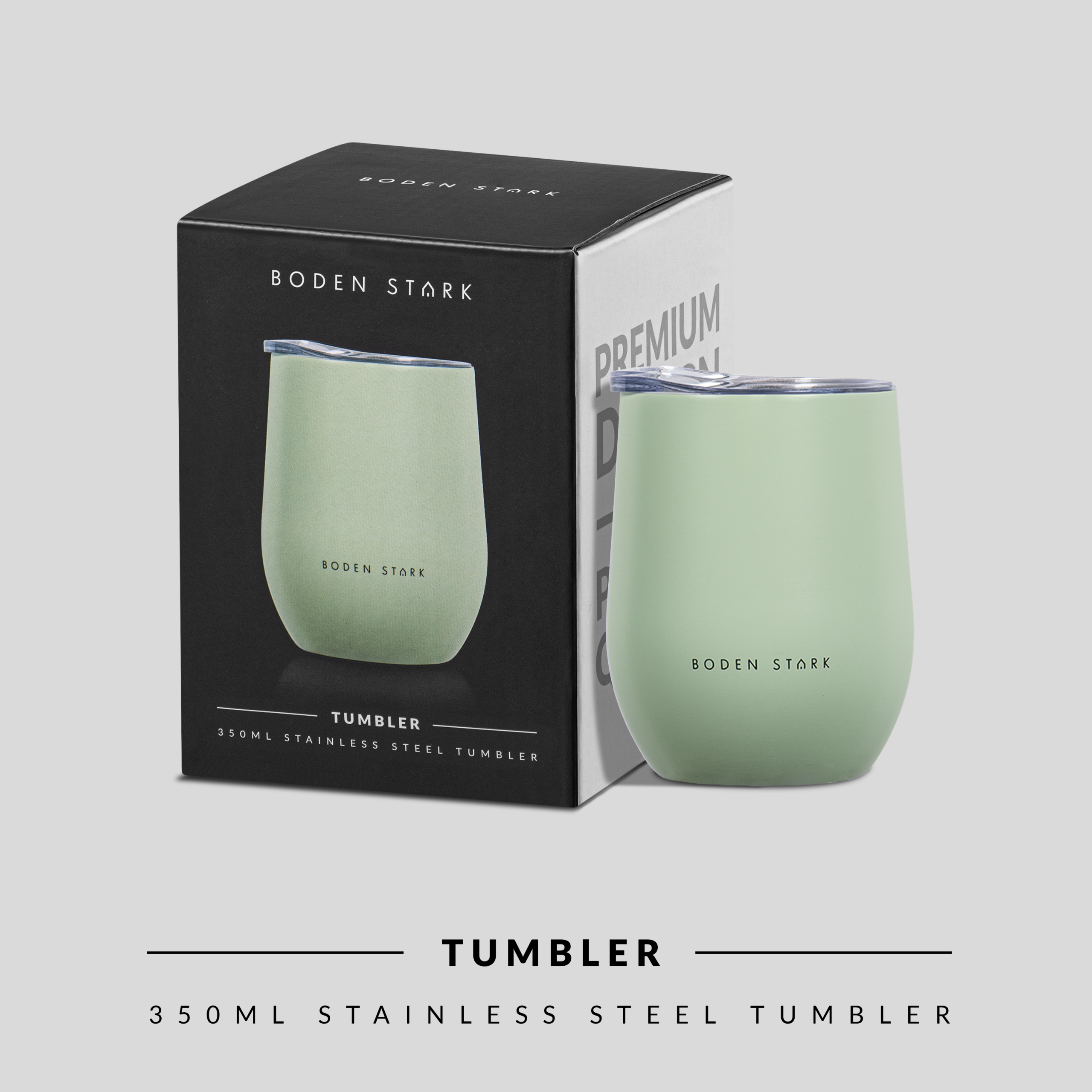 Boden Stark Tumbler 350ml Green - Image 7