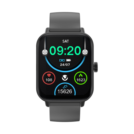 Volkano Chroma Series Smartwatch With Dark Grey Strap