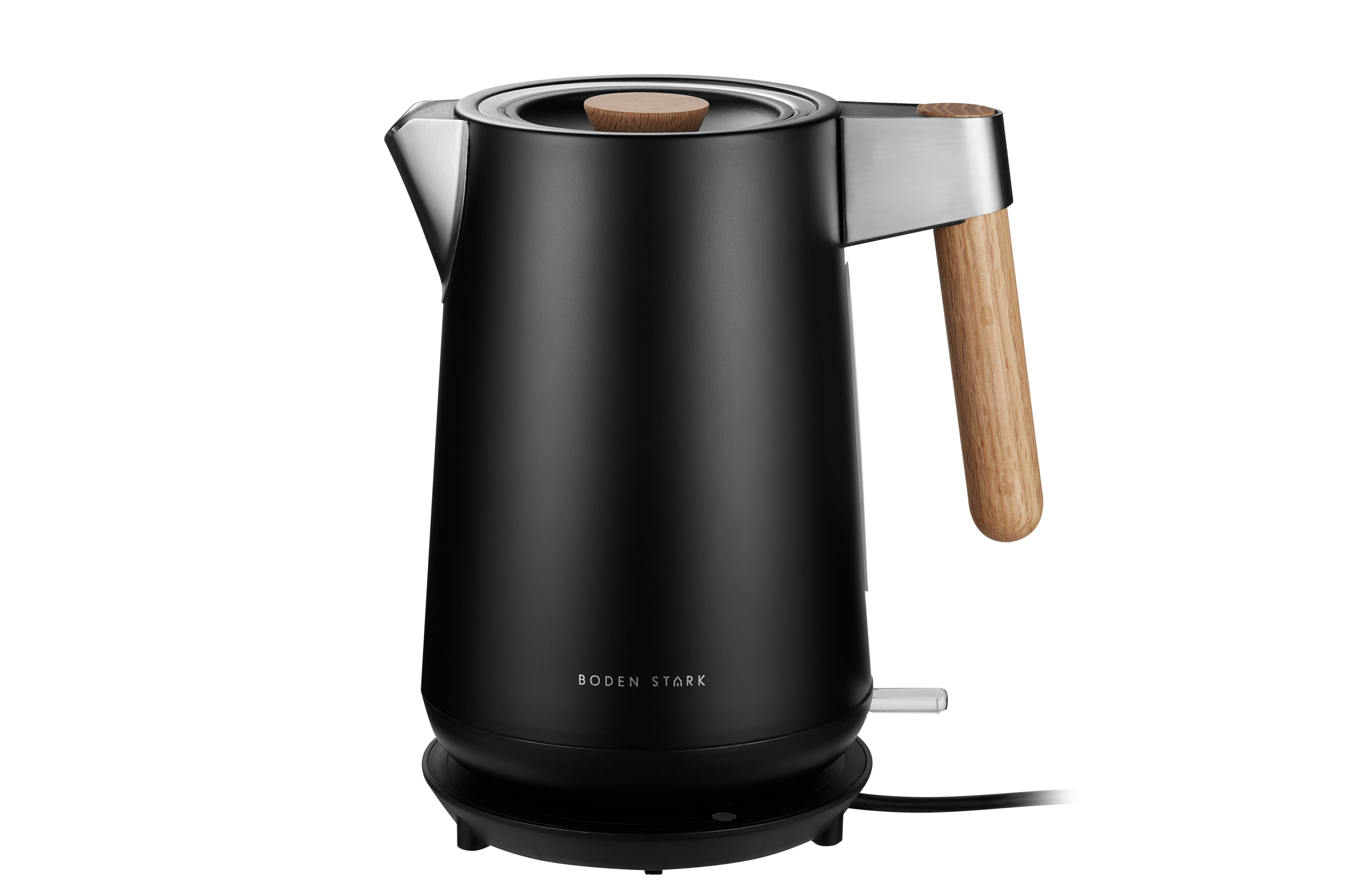 Boden Stark Anson Collection 1.7l 2000w Stainless Steel Kettle - Black