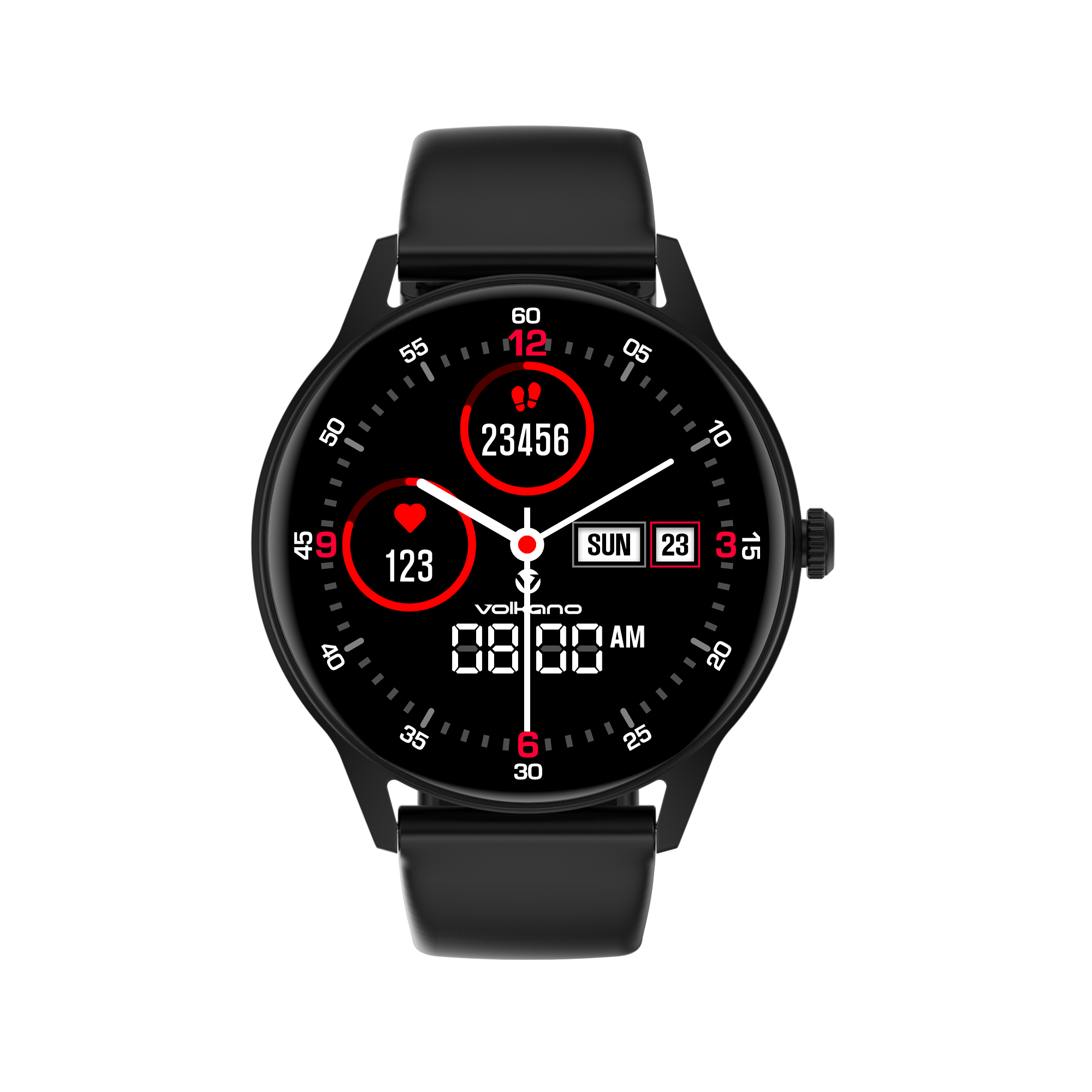 Volkano Soul Series Smart Watch - Black