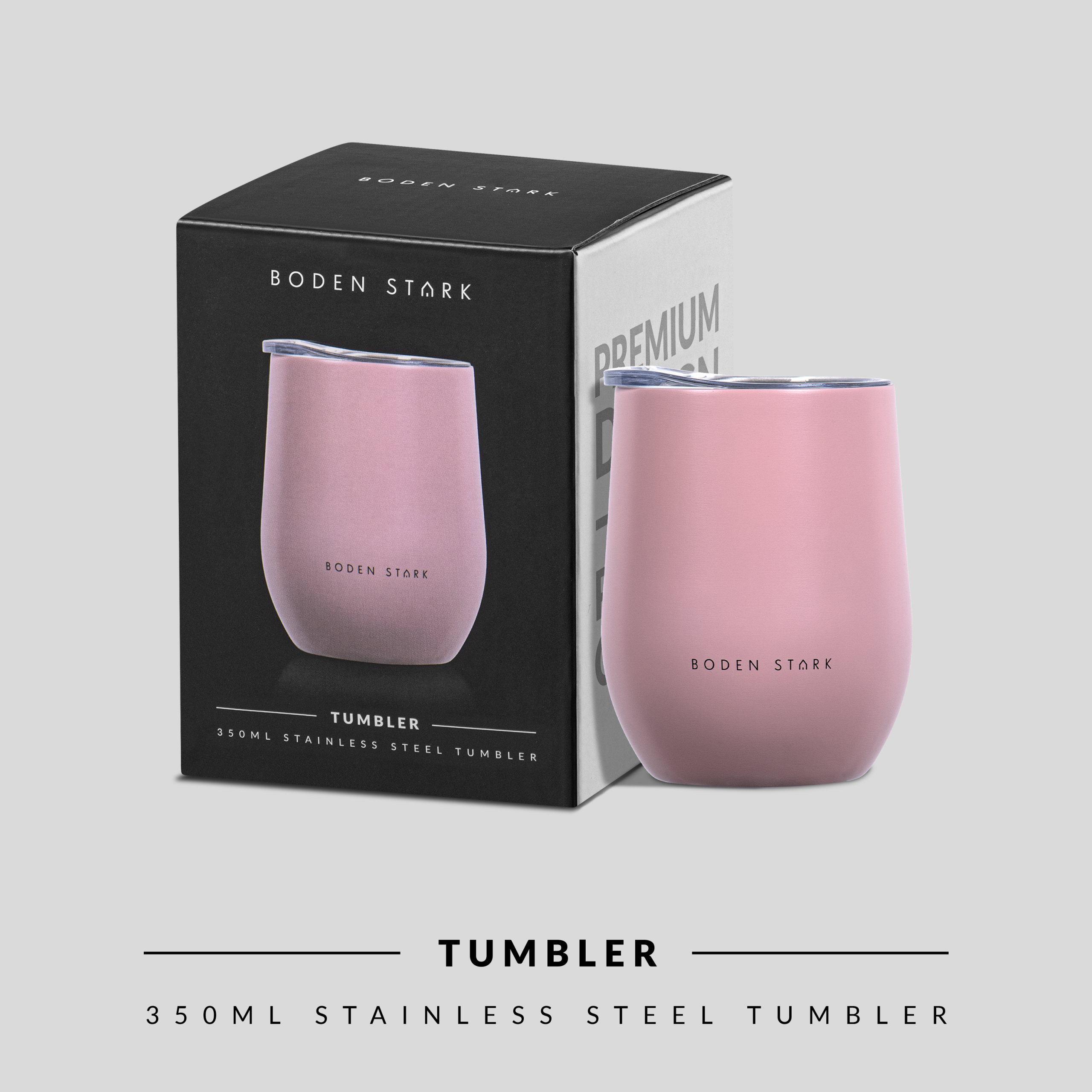 Boden Stark Tumbler 350ml Pink - Image 7