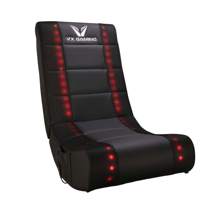 VX Gaming Electra Series Rocking Gaming Chair With LED Lights