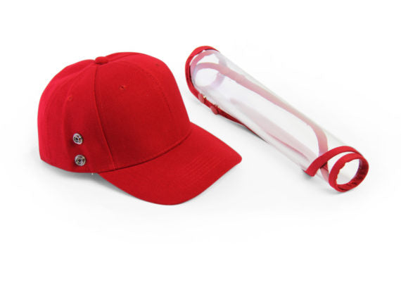 Red Kiddies Cap with Visor - Image 2