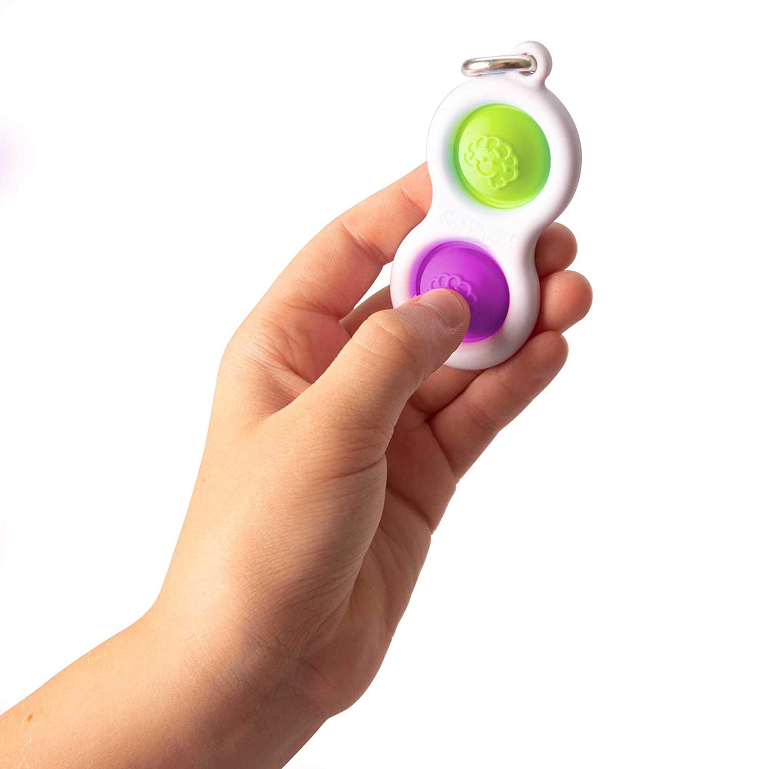 Mini Simple Dimple Fidget Toy Purple - Green
