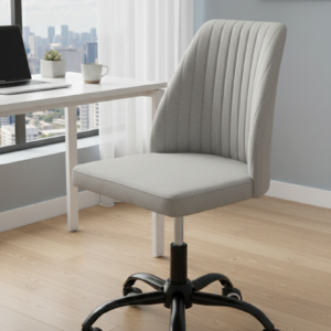 Oriela Minimalist Office Chair - L. Grey - Fine Living