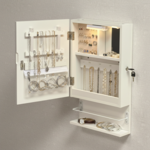 Stella Jewellery Cabinet with LED Light - Fine Living