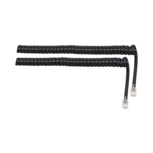 LinkQnet RJ9 CURLY TELEPHONE CABLE BLACK