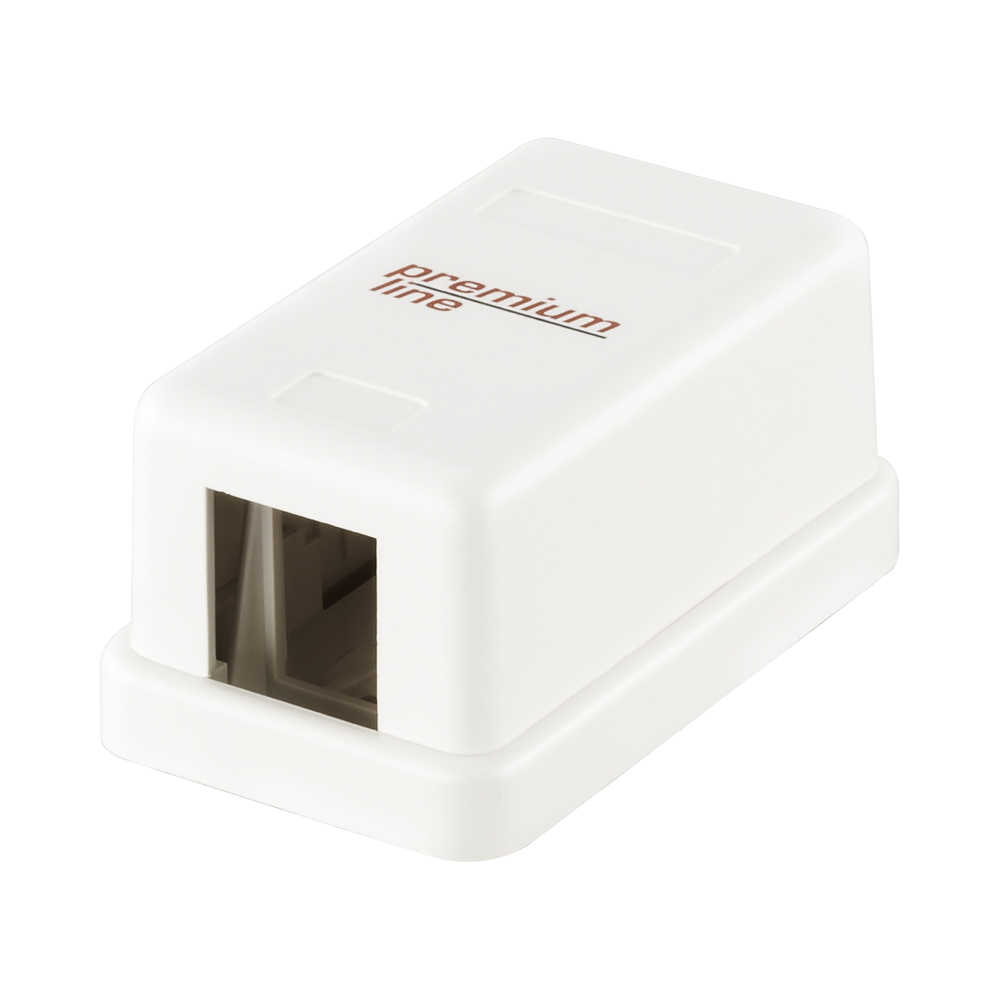 Premium Line CAT6 PREMIUM LINE UNPOPULATED SURFACE MOUNT SHELL