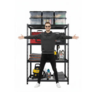 MetroStack 5 Tier Shelf - 183 x 90 x 40cm -150kg / layer - Matt Black