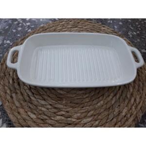 Slim Trim Oven Dish White