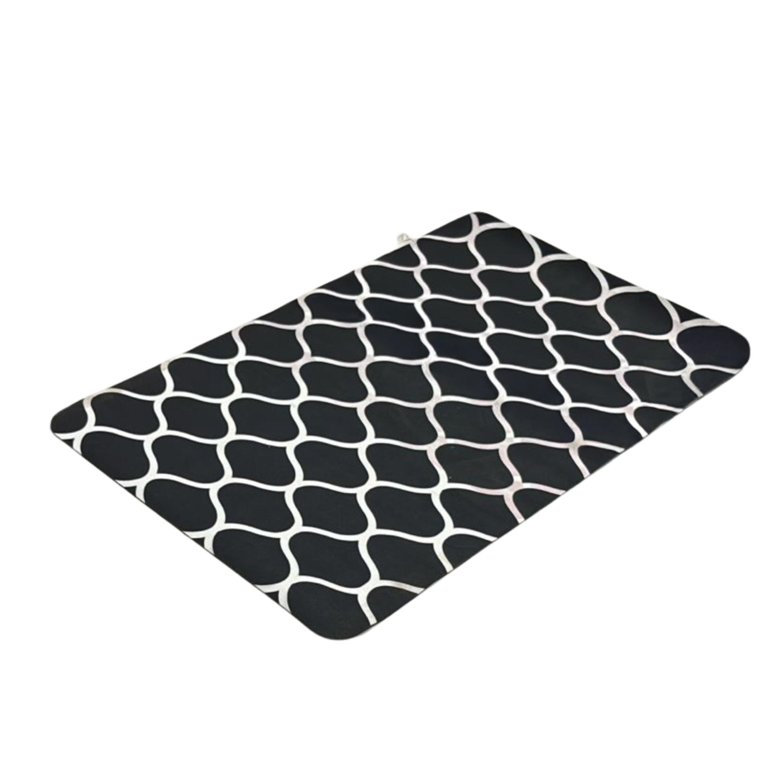 FlowEase- Black - Rectangle Bath Mat - 40*60cm - Image 5