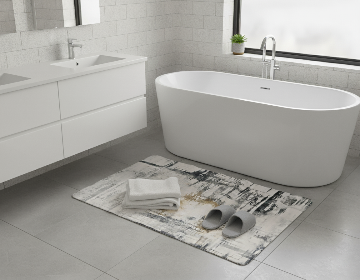 Silky Steps - Rectangle Bath Mat -60*90cm - Image 2