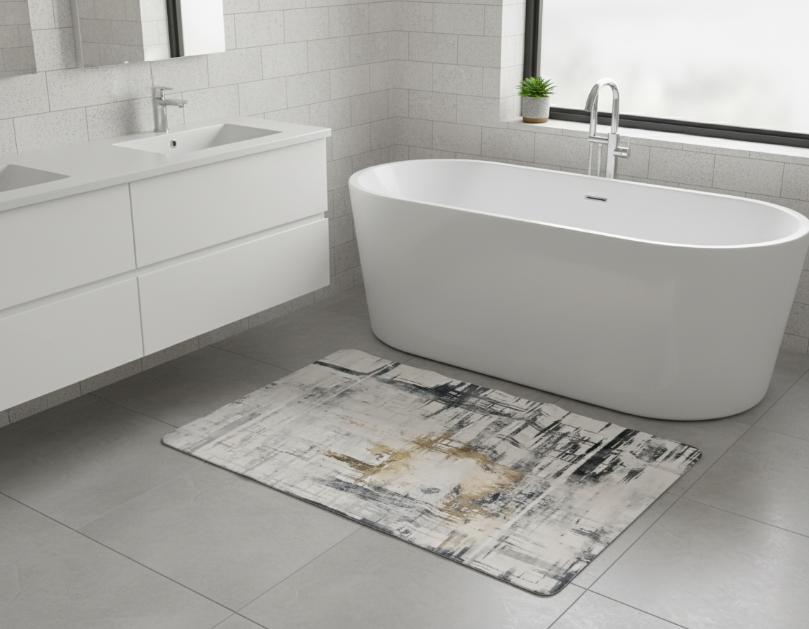 Silky Steps - Rectangle Bath Mat -60*90cm - Image 3