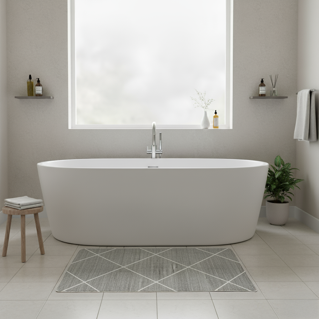 Ellipse - Rectangle Bath Mat - 80*100cm - Image 4