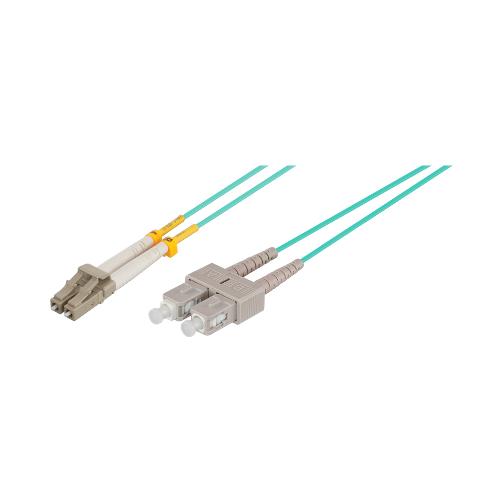 Premium Line 2M FIBRE PATCH LEAD DUP MM(50/125) OM3 LC/SC