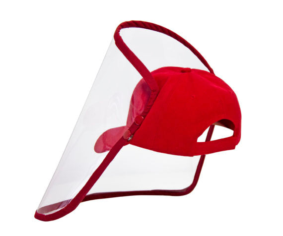 Red Kiddies Cap with Visor - Image 6