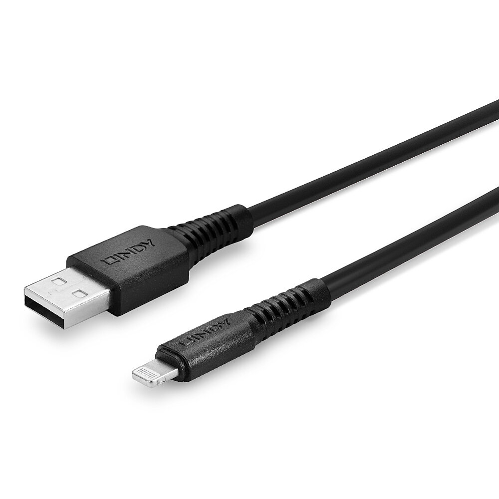 Lindy 3M USB TO LIGHT CABLE BLACK (31322)