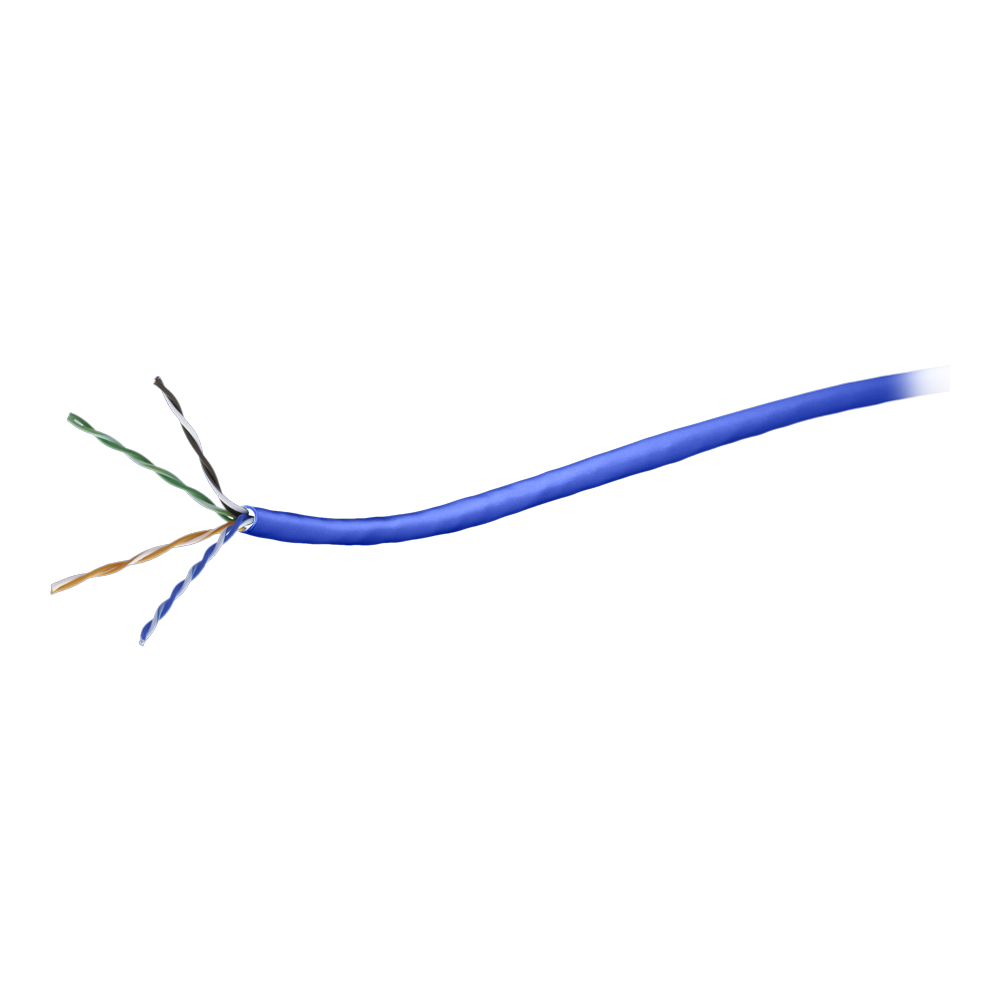 LinkQnet 500M ROLL CAT5E SOLID NETWORK CABLE - BLUE