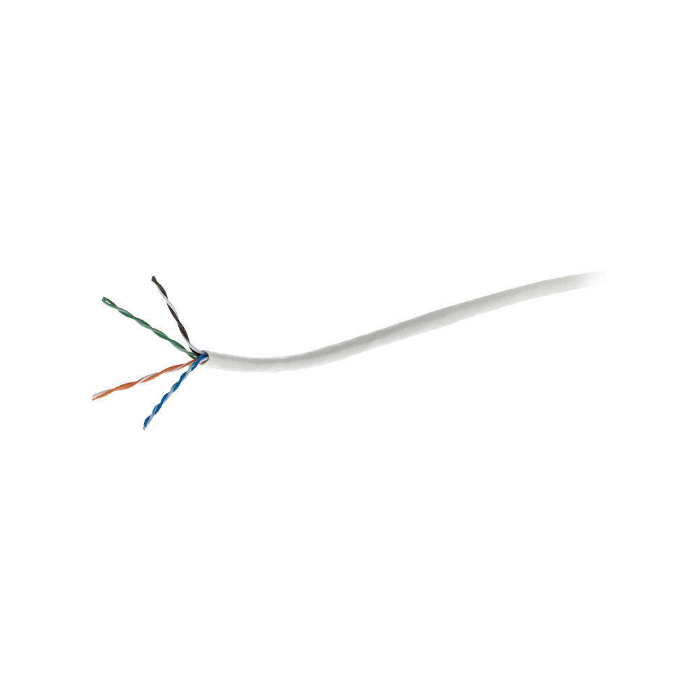 LinkQnet 500M ROLL CAT5E SOLID NETWORK CABLE - GREY