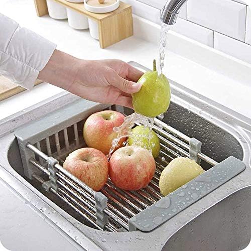 Fine Living - Extended Over Sink Drainer - Grey - Image 7