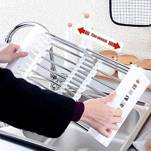 Fine Living - Extended Over Sink Drainer - Grey - Image 9