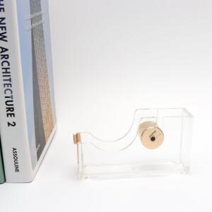 Acrylic Sellotape Holder - Gold