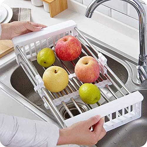 Fine Living - Extended Over Sink Drainer - Grey - Image 8