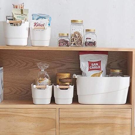 Elegance Storage Basket - M - White - Fine Living
