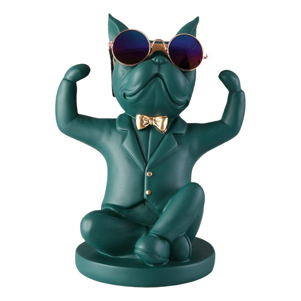 Bulldog Glass Holder-Green - Image 5